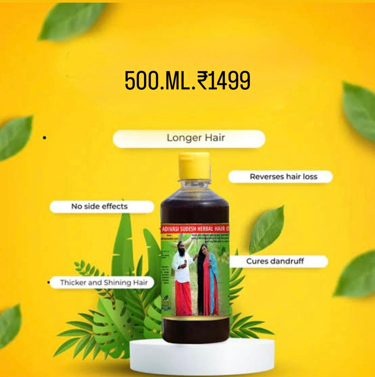 KARNATAKA ADIVASI HAKKI PIKKI HERBAL HAIR OIL